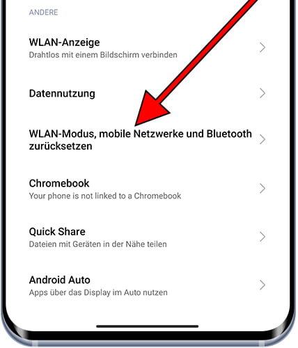 Starten Sie WLAN, Mobilfunknetze und Bluetooth auf Xiaomi neu