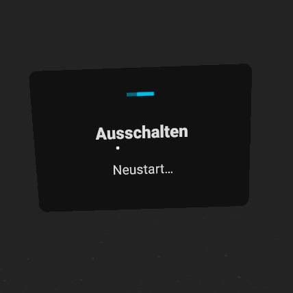 Oculus neu starten