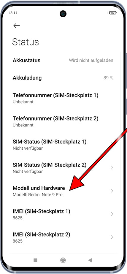 Modell und Hardware