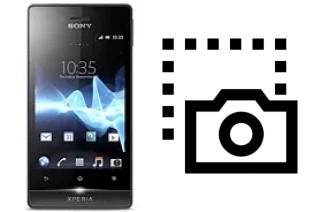 Screenshot Sony Xperia miro