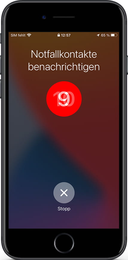 iPhone SOS-Anruf