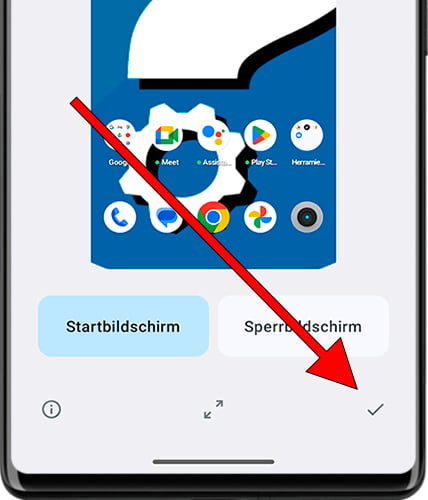 Ändern Sie das Hintergrundbild auf Android