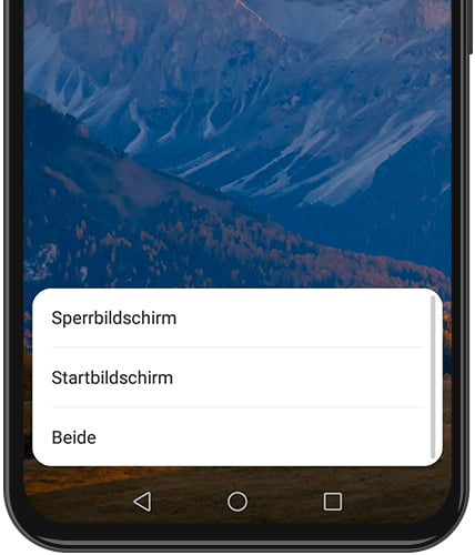 Hintergrundbild festlegen Huawei