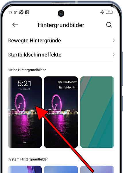 Hintergrundbild festlegen Xiaomi