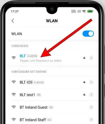 WLAN-Konfiguration