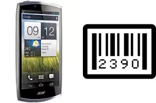 So sehen Sie die Seriennummer auf der Acer CloudMobile S500