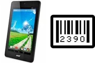 So sehen Sie die Seriennummer auf der Acer Iconia One 7 B1-730