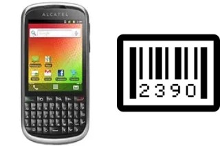 So sehen Sie die Seriennummer auf der alcatel OT-915