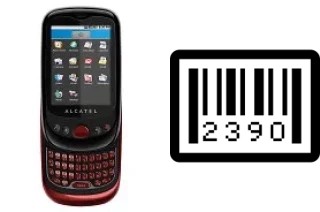 So sehen Sie die Seriennummer auf der alcatel OT-980