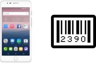 So sehen Sie die Seriennummer auf der Alcatel OneTouch Pop Up