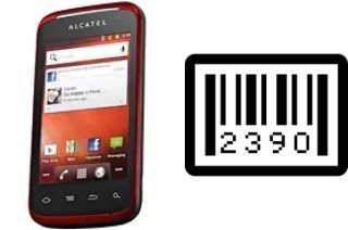 So sehen Sie die Seriennummer auf der alcatel OT-983