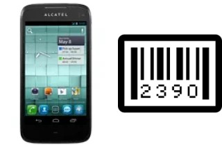 So sehen Sie die Seriennummer auf der alcatel OT-997