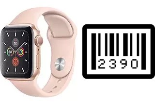 So sehen Sie die Seriennummer auf der Apple Watch Series 5 Aluminum