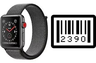 So sehen Sie die Seriennummer auf der Apple Watch Series 3 Aluminum