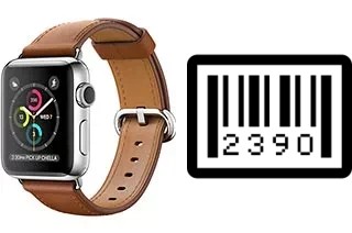 So sehen Sie die Seriennummer auf der Apple Watch Series 2 38mm