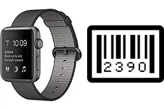 So sehen Sie die Seriennummer auf der Apple Watch Series 2 Sport 42mm