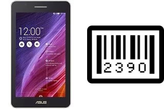 So sehen Sie die Seriennummer auf der Asus Fonepad 7 FE171CG