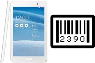 So sehen Sie die Seriennummer auf der Asus Memo Pad 7 ME176C