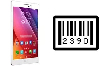 So sehen Sie die Seriennummer auf der Asus Zenpad 7.0 Z370CG