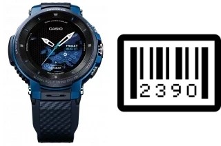 So sehen Sie die Seriennummer auf der Casio Pro-Trek WSD-F30