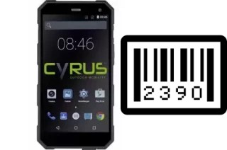 So sehen Sie die Seriennummer auf der Cyrus CS24