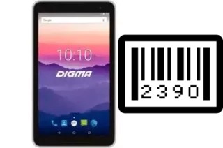 So sehen Sie die Seriennummer auf der Digma Optima 7018N 4G