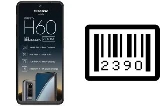 So sehen Sie die Seriennummer auf der HiSense H60 Zoom