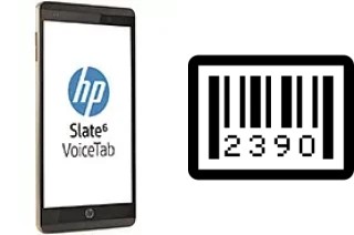 So sehen Sie die Seriennummer auf der HP Slate6 VoiceTab