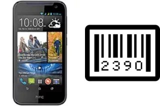 So sehen Sie die Seriennummer auf der HTC Desire 310 dual sim