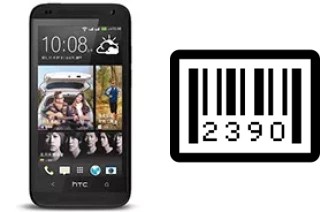 So sehen Sie die Seriennummer auf der HTC Desire 601 dual sim