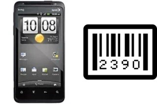 So sehen Sie die Seriennummer auf der HTC EVO Design 4G