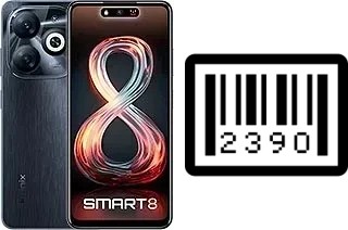 So sehen Sie die Seriennummer auf der Infinix Smart 8 (India)