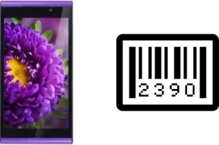 So sehen Sie die Seriennummer auf der InFocus M310 Charm Purple