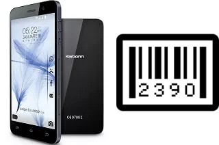 So sehen Sie die Seriennummer auf der Karbonn Titanium Mach Two S360