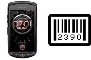 So sehen Sie die Seriennummer auf der Kyocera Torque KC-S701