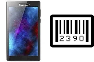 So sehen Sie die Seriennummer auf der Lenovo Tab 2 A7-30