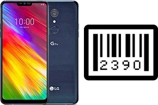 So sehen Sie die Seriennummer auf der LG G7 Fit