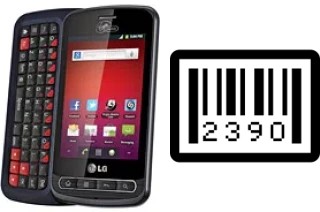 So sehen Sie die Seriennummer auf der LG Optimus Slider