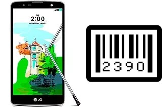 So sehen Sie die Seriennummer auf der LG Stylus 2 Plus