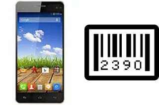 So sehen Sie die Seriennummer auf der Micromax A190 Canvas HD Plus