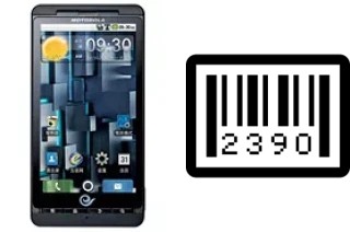 So sehen Sie die Seriennummer auf der Motorola DROID X ME811