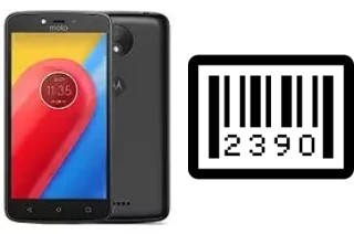 So sehen Sie die Seriennummer auf der Motorola Moto C XT1750