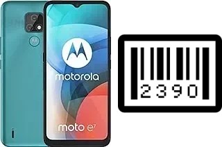 So sehen Sie die Seriennummer auf der Motorola Moto E7