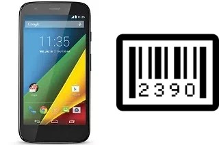 So sehen Sie die Seriennummer auf der Motorola Moto G Dual SIM