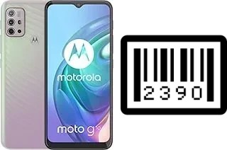 So sehen Sie die Seriennummer auf der Motorola Moto G10