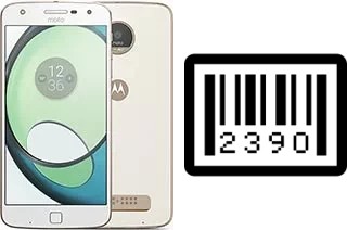 So sehen Sie die Seriennummer auf der Motorola Moto Z Play