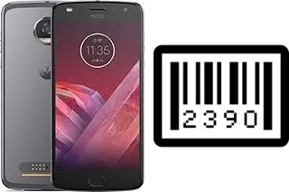 So sehen Sie die Seriennummer auf der Motorola Moto Z2 Play