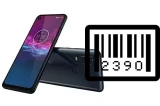 So sehen Sie die Seriennummer auf der Motorola One Action