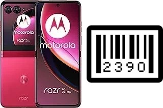 So sehen Sie die Seriennummer auf der Motorola Razr 40 Ultra