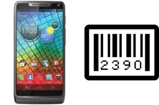 So sehen Sie die Seriennummer auf der Motorola RAZR i XT890